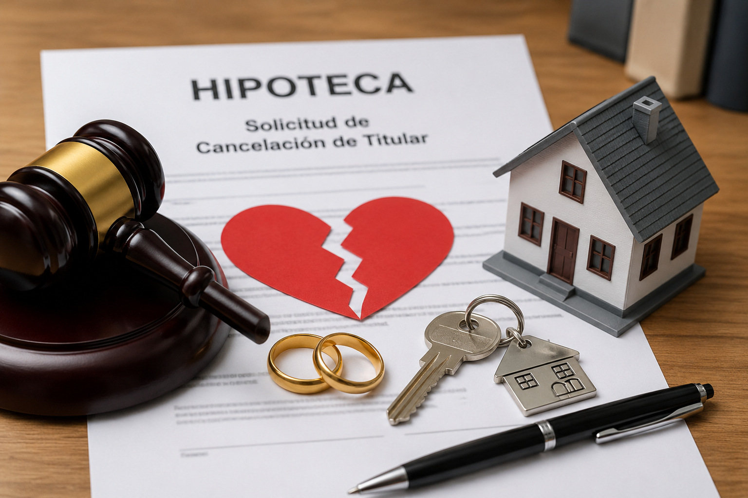 Quitar un titular de la hipoteca por divorcio