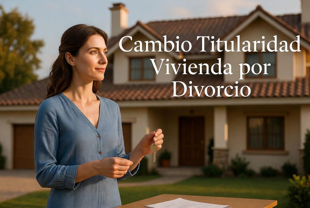 cambio titularidad vivienda por divorcio